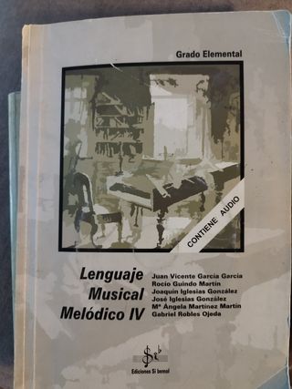 Libro Lenguaje Musical Melódico IV