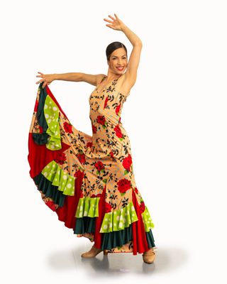 Vestido Flamenco Sevillanas Multicolor