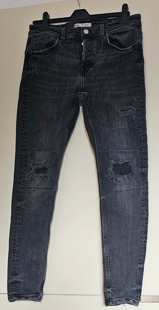 Jeans denim ZARA strappati ragazzo