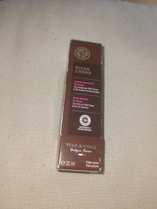 Yves Rocher Riche Crème Olio Infuso Rosa 30ml