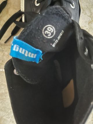 Zapatillas bota Mustang Talla 39 Negras