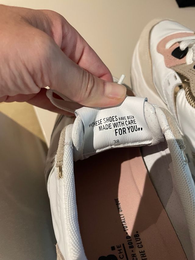 Zapatillas Voile Blanche Mujer Beige/Blanco