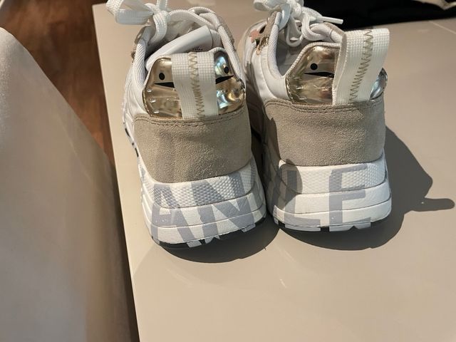 Zapatillas Voile Blanche Mujer Beige/Blanco