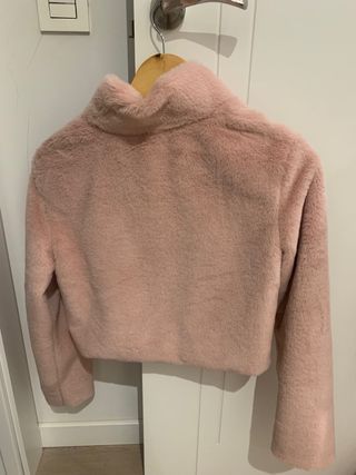 Chaqueta fiesta pelo rosa