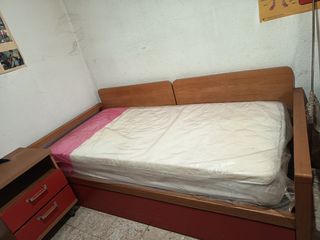 Cama nido juvenil con mesita de noche