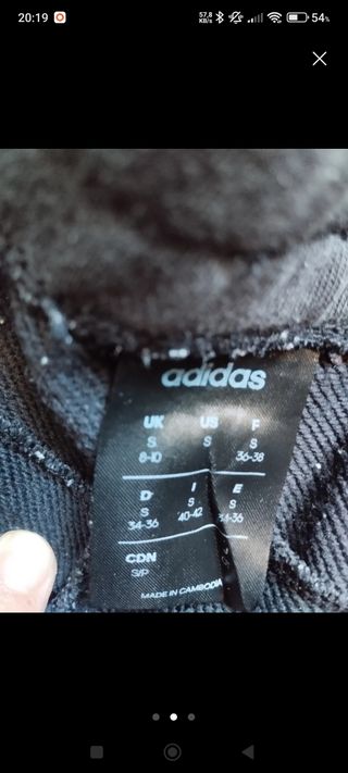 Pantalón chándal Adidas negro