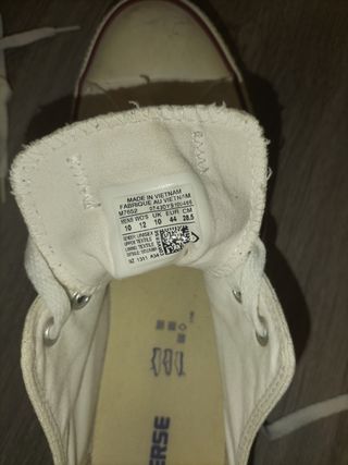 Converse Blancas Tela Bajas - 44