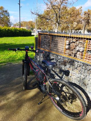 Bicicleta Eléctrica 29 Negra/Roja