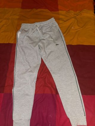 Pantalón deportivo Lacoste gris talla M