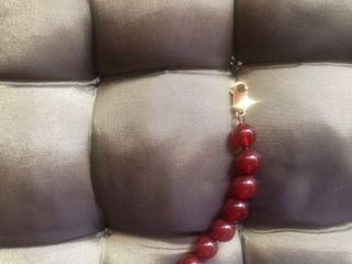Collar Cornalina Cierre Oro