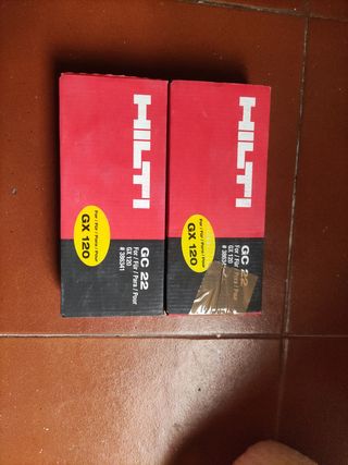 Carga Gas Hilti GC22 para GX 120