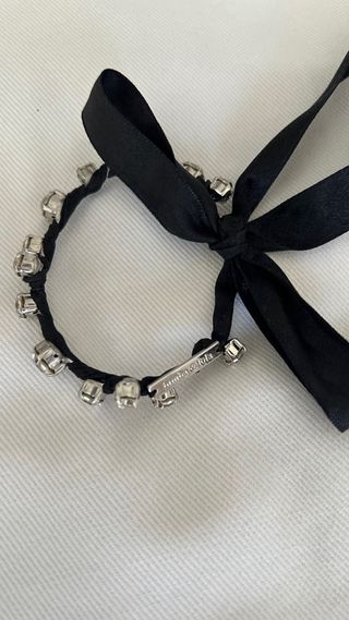 Pulsera Bimba y Lola Negra con Brillantes