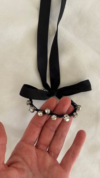 Pulsera Bimba y Lola Negra con Brillantes