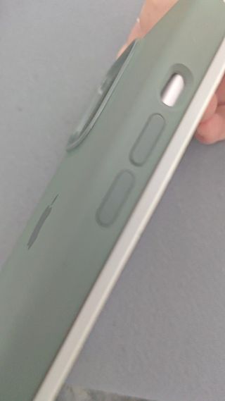 Funda iPhone 14 Pro Silicone Case MagSafe Verde