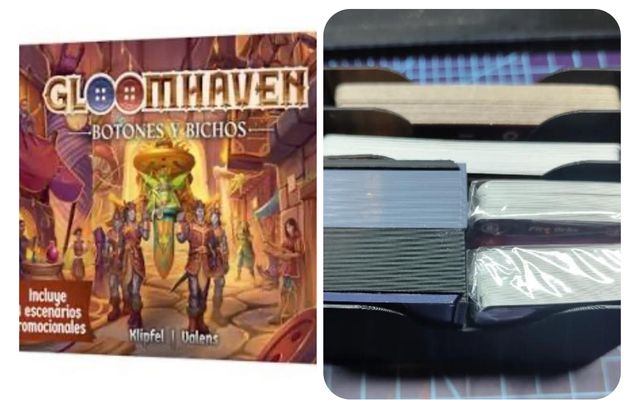 Inserto Gloomhaven Botones y Bichos Fundas