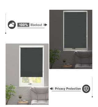 Estor color antracita 60 cm x 160 cm