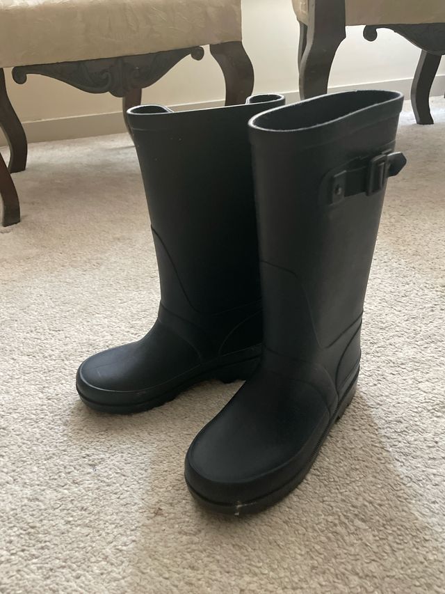 Botas de lluvia azul marino número 33