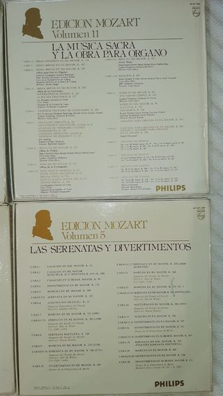Vinilos. Mozart. En cofres. Perfecto estado