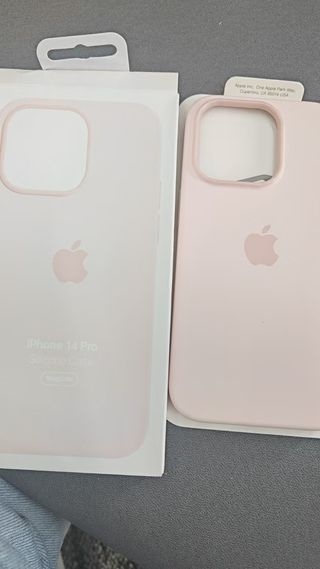 Funda iPhone 14 Pro Silicona Rosa Apple