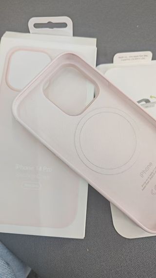 Funda iPhone 14 Pro Silicona Rosa Apple