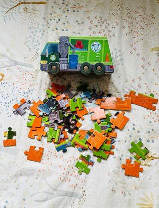 Puzzle Camión de Reciclaje 48 Piezas