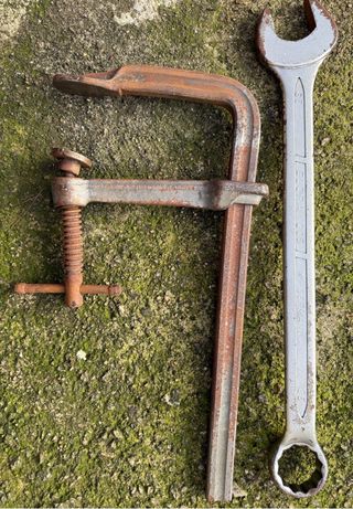 Llave fija combinada Elora 36mm + sargento