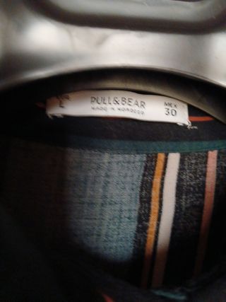 Camicia donna manica trequarti a righe