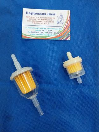 2 filtros de gasolina para moto