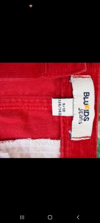 Gonnina Blukids rossa con bande