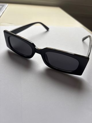 Gafas de sol pasta rectangulares negras