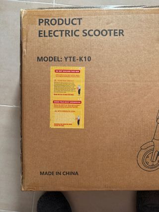Patinete Eléctrico YTE-K10