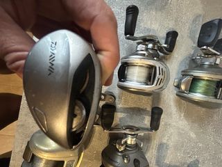Lote 6 carretes pesca bass 200€