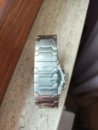 Orologio Uomo Cronografo Nero e Argento