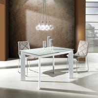 Mesa Extensible Tomasi Blanca cristal blanco