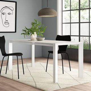 Mesa Extensible Tomasi Blanca cristal blanco