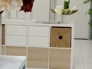 Mueble de Almacenamiento Blanco Ikea
Sin puertas 
