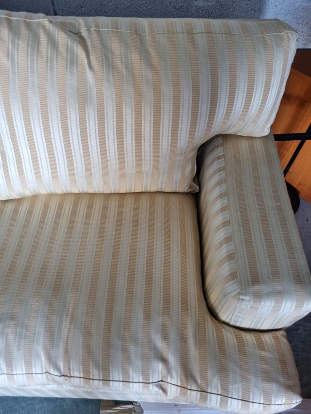 Divano 2/3 posti in tessuto beige