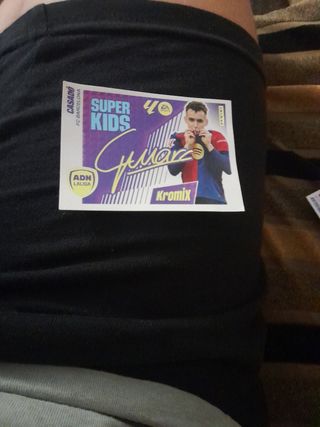 Cromo firmado Marc Casadó FC Barcelona