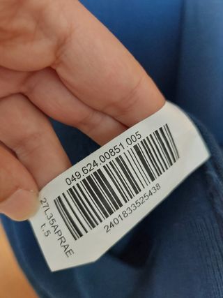 Chaleco Emidio Tucci Filato Italiano Talla XL Azul