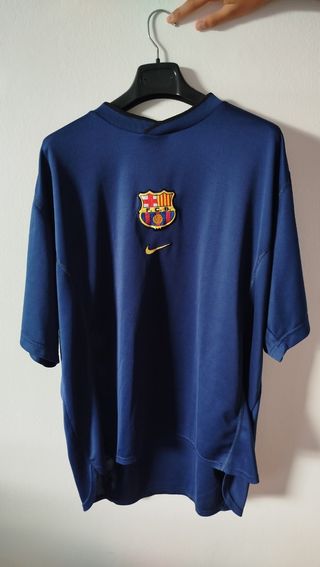 Camiseta vintage Nike de entreno del FC Barcelona 