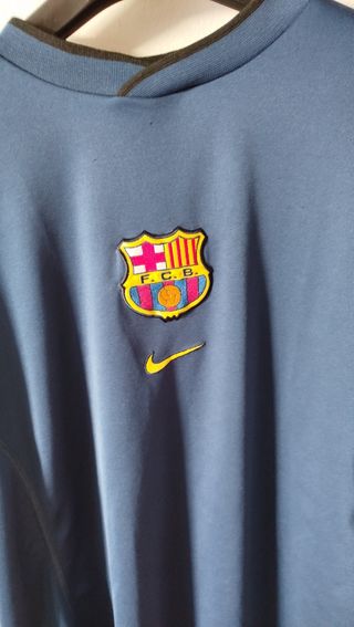 Camiseta vintage Nike de entreno del FC Barcelona 