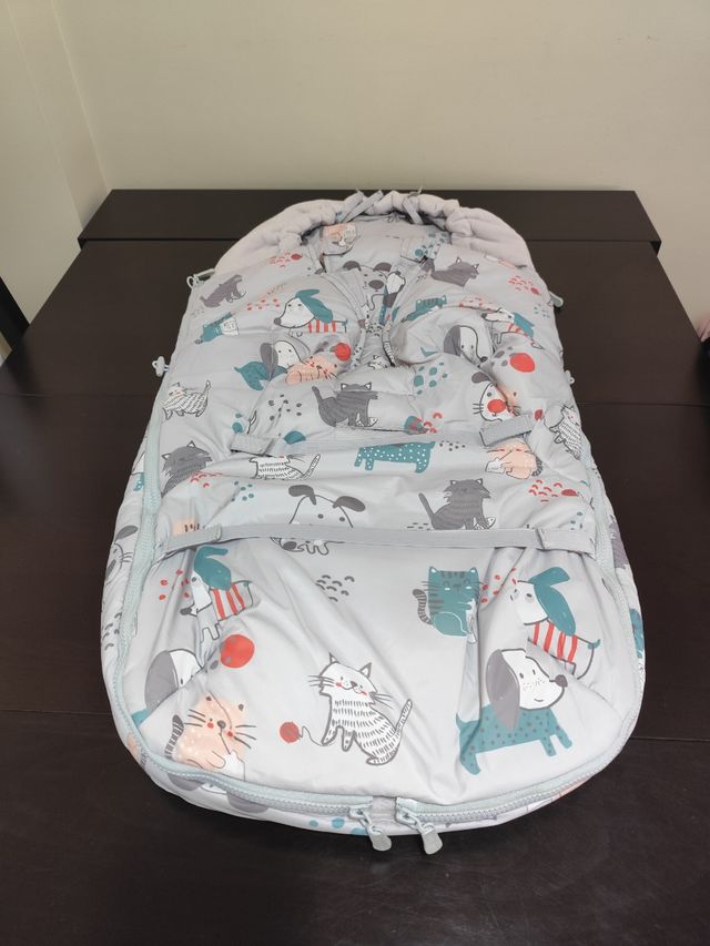 Saco de invierno Tuctuc con estampado de animales