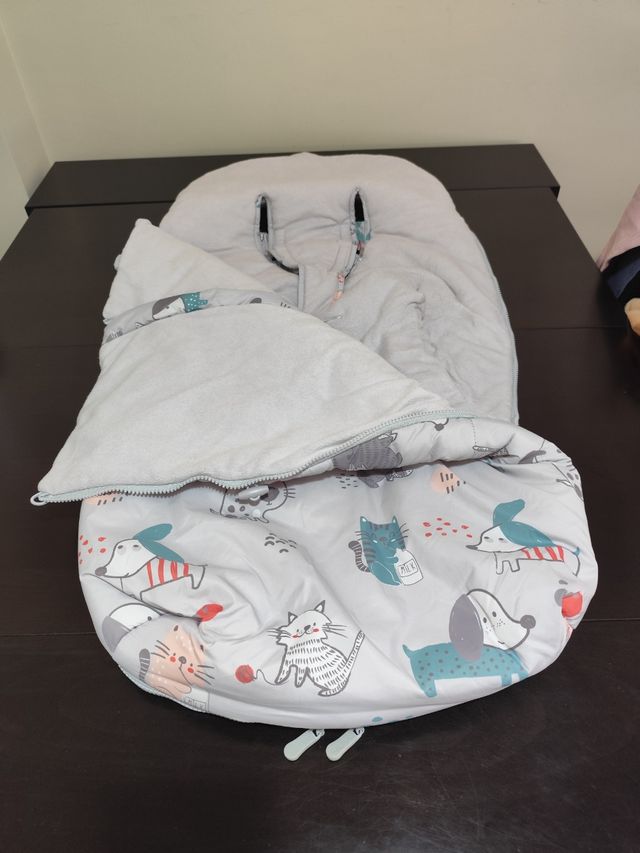 Saco de invierno Tuctuc con estampado de animales