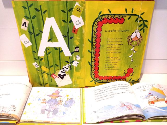 Cuentos infantiles y abecedario magnético
