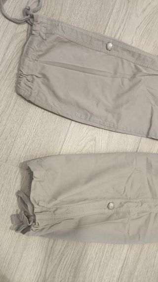 Pantalón cargo premamá beige