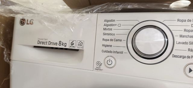 Lavadora LG Direct Drive 8kg