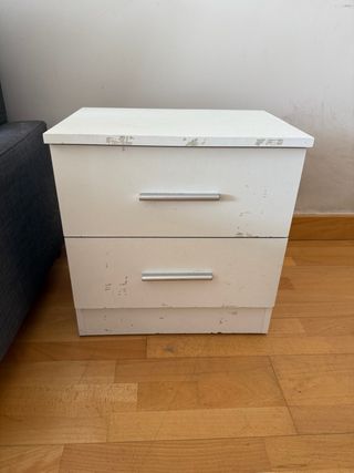Cómoda/Mesita de Noche Ikea Blanca