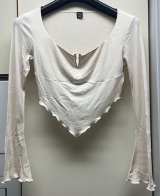 Blusa Shein Canalé Manga Larga Talla M