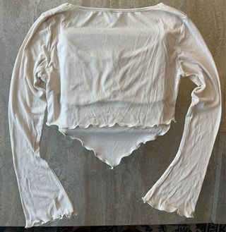 Blusa Shein Canalé Manga Larga Talla M