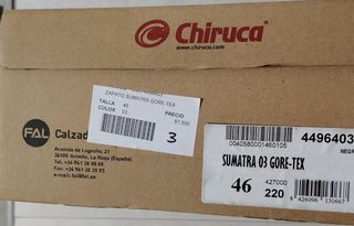 Zapatillas Chiruca Gore-Tex Negras/Gris